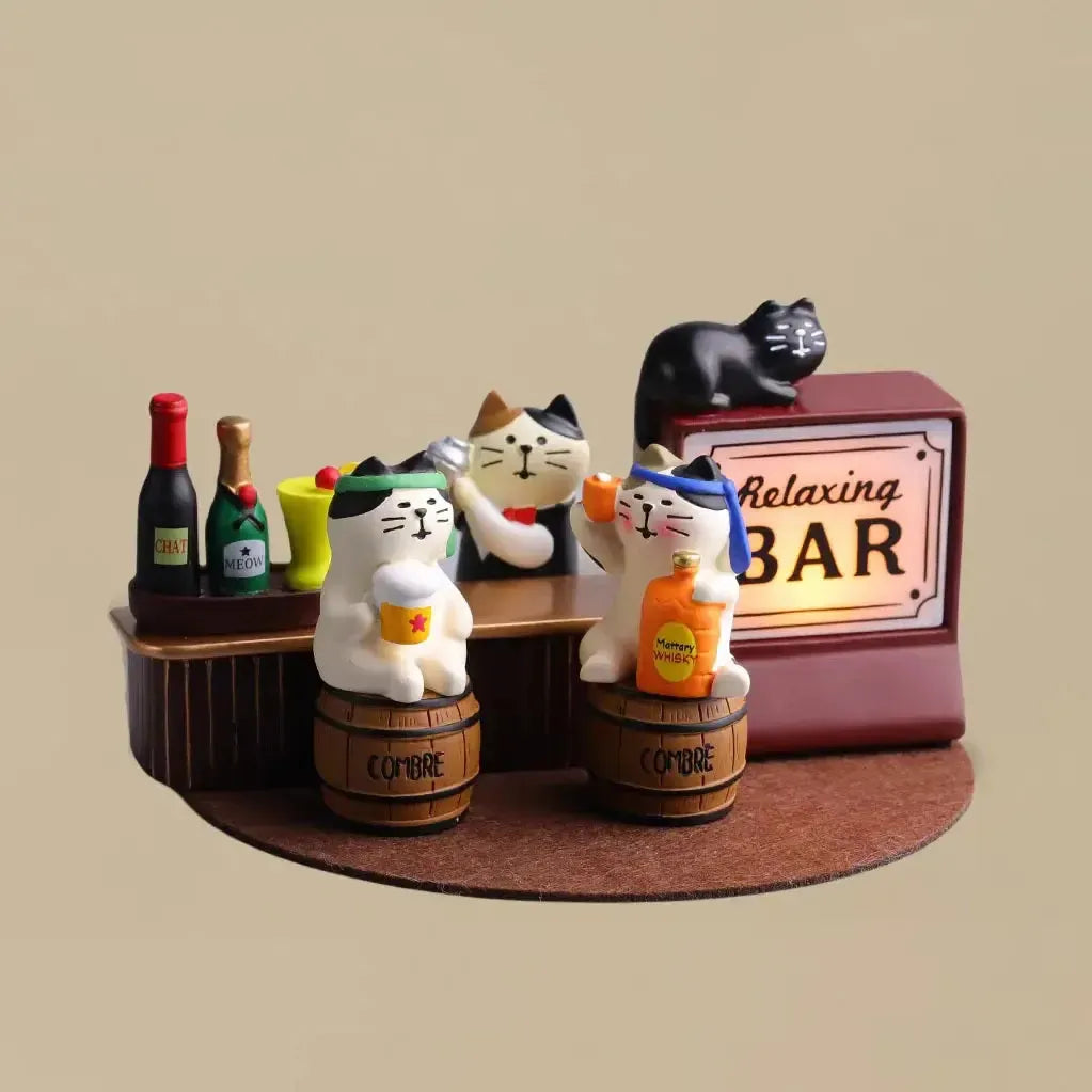 Neko Bar Handmade Statues