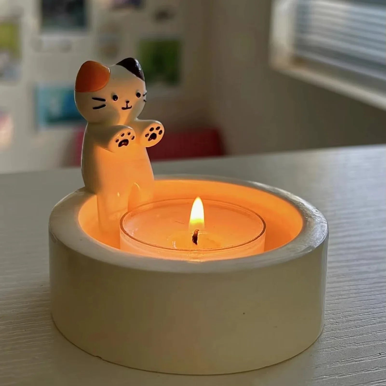 Neko Cat Candle Holder