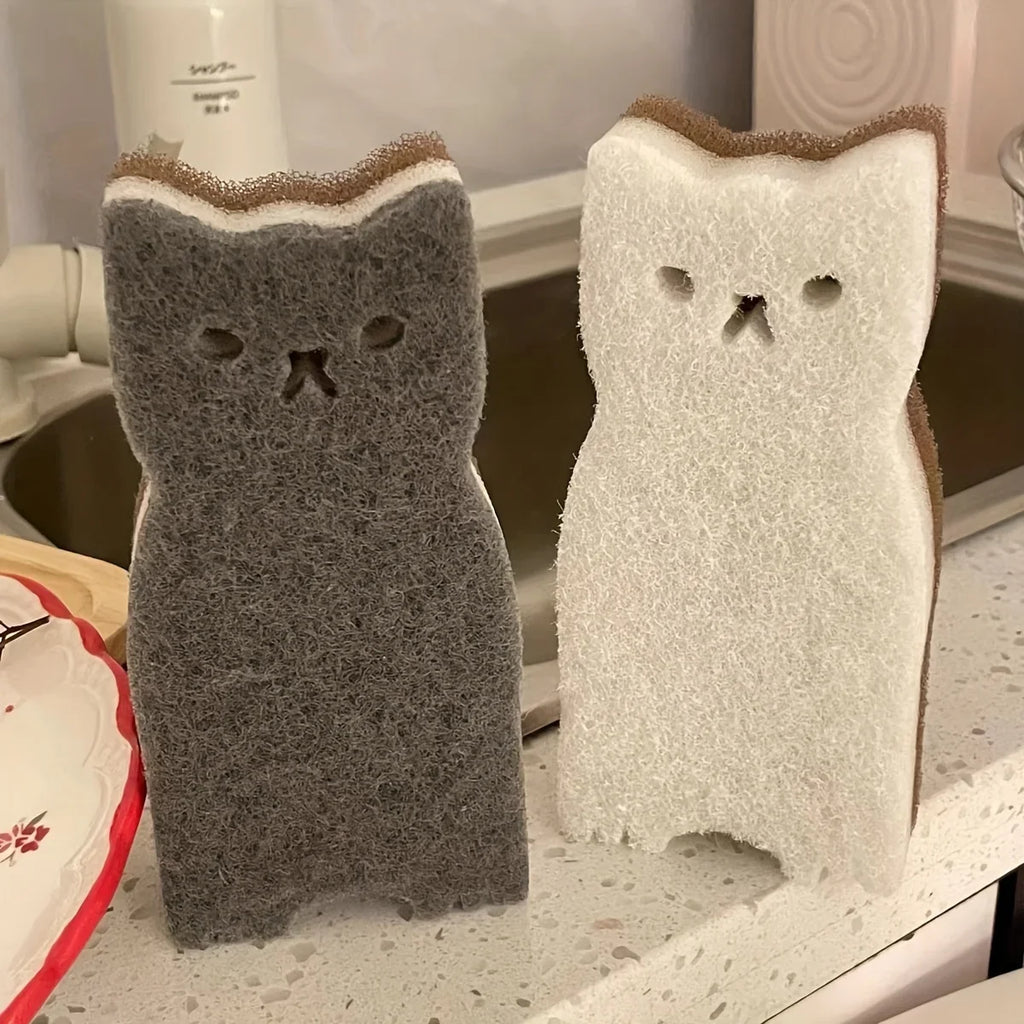 Neko Dishwashing Sponge Set (4 Pieces)