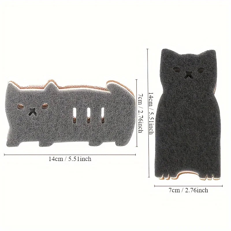 Neko Dishwashing Sponge Set (4 Pieces)