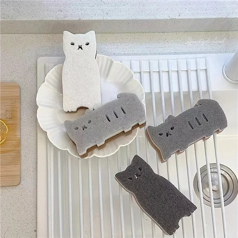 Neko Dishwashing Sponge Set (4 Pieces)