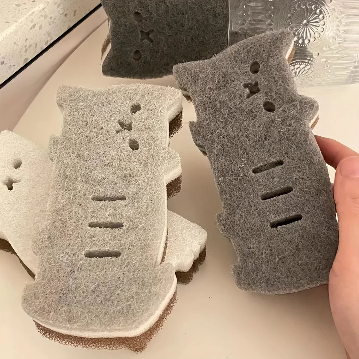 Neko Dishwashing Sponge Set (4 Pieces)