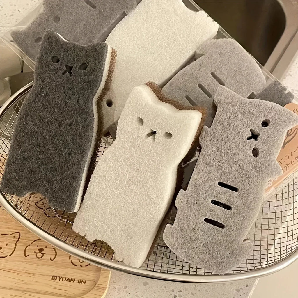 Neko Dishwashing Sponge Set (4 Pieces)