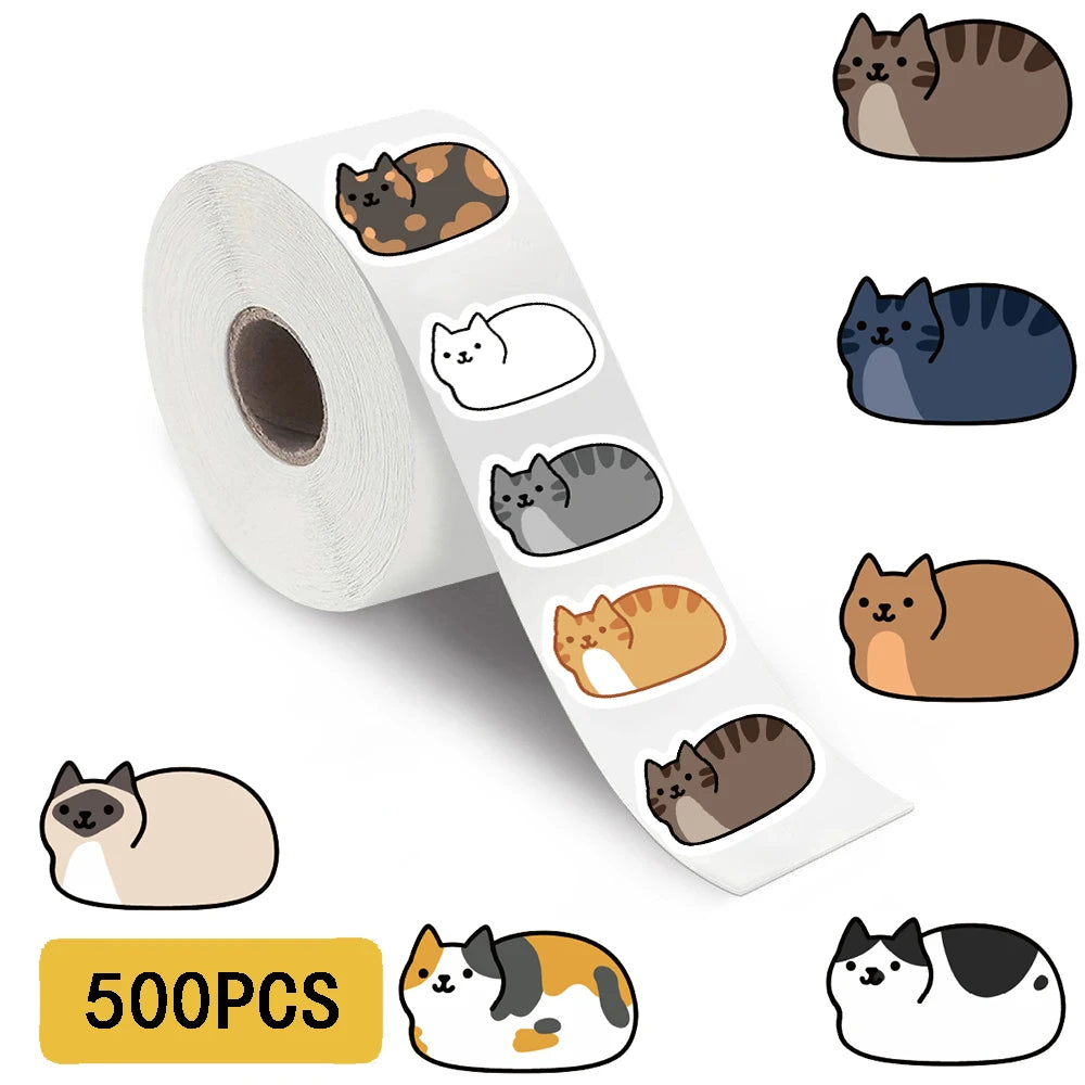 Neko Sticker Roll (500 Stickers)