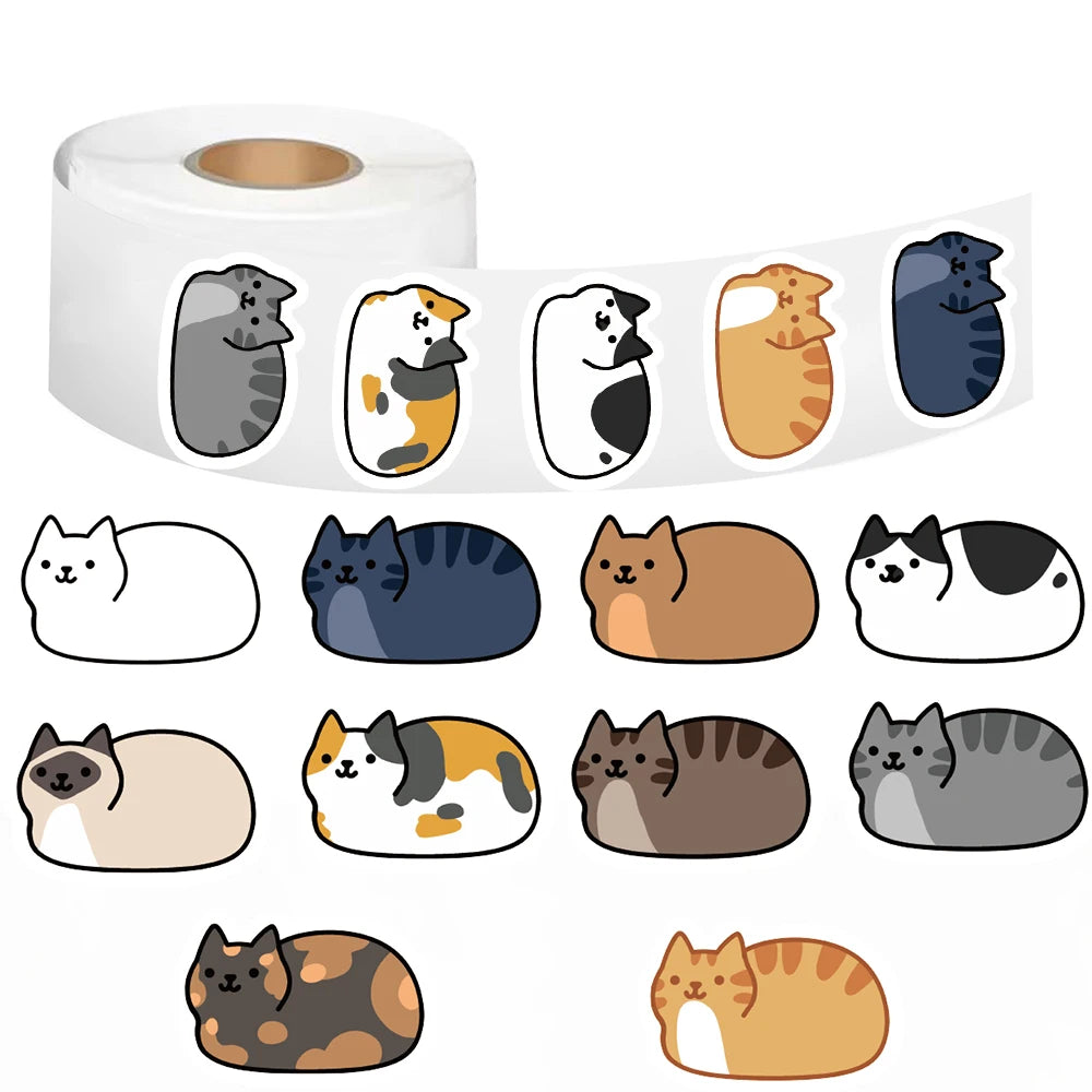 Neko Sticker Roll (500 Stickers)