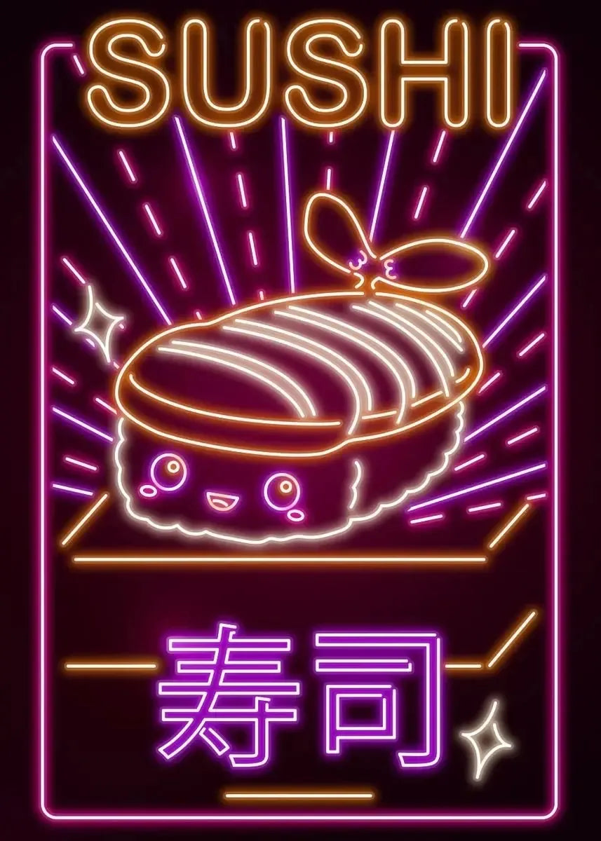 Neon Ramen Poster