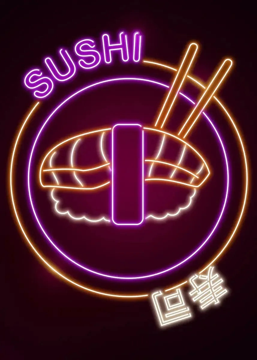 Neon Ramen Poster