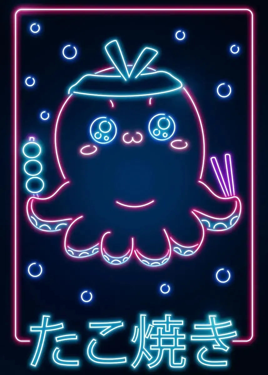 Neon Ramen Poster