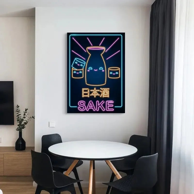Neon Ramen Poster