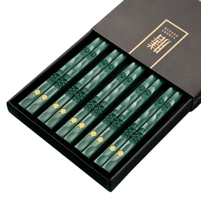 Quality Japanese Non-Slip Chopsticks (5 Pairs)