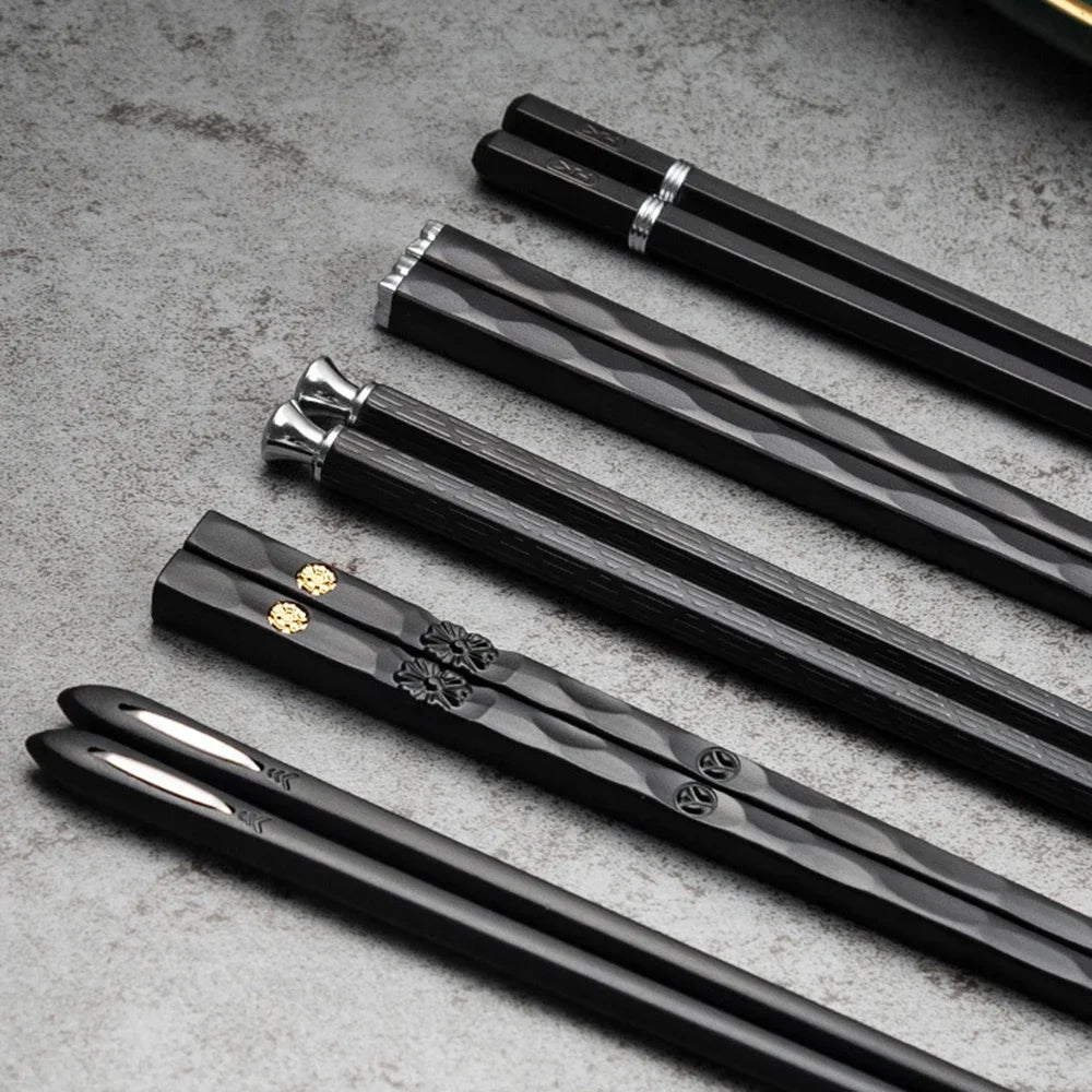 Quality Japanese Non-Slip Chopsticks (5 Pairs)
