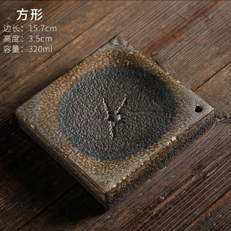Retro Japanese Charcoal Fired Tea Tray