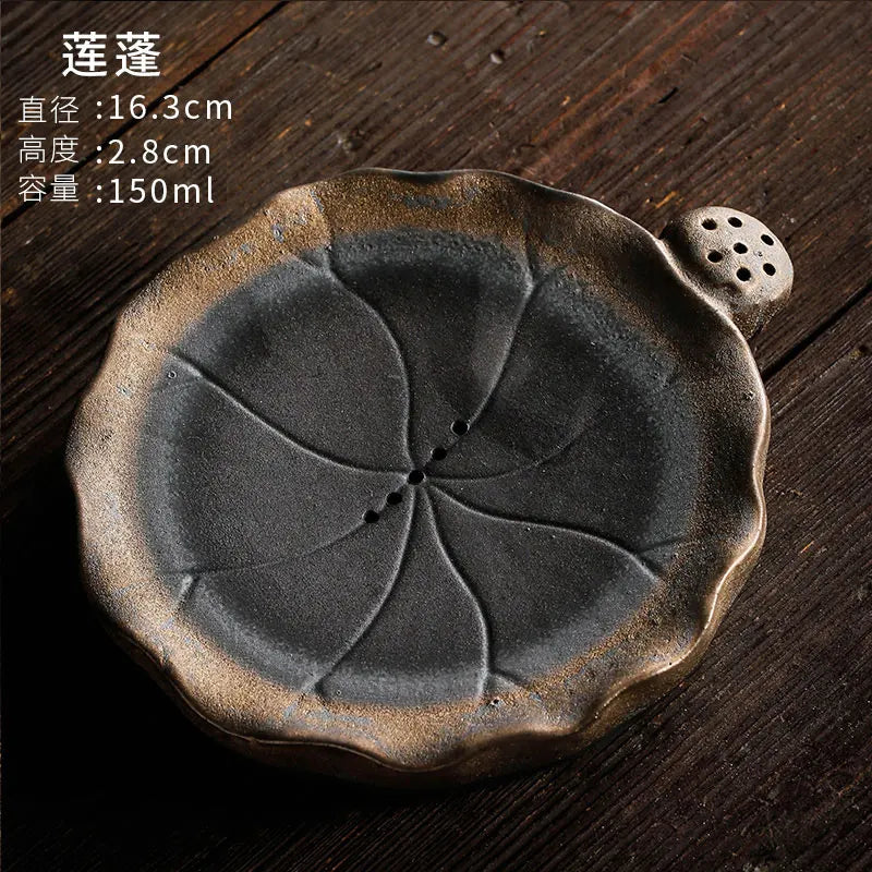 Retro Japanese Charcoal Fired Tea Tray