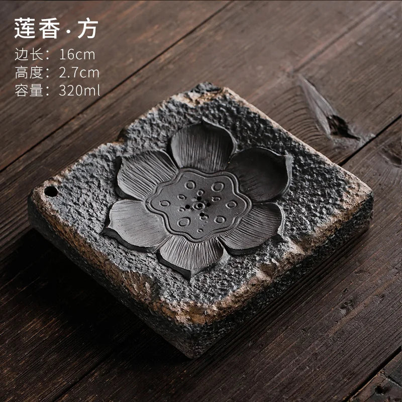 Retro Japanese Charcoal Fired Tea Tray