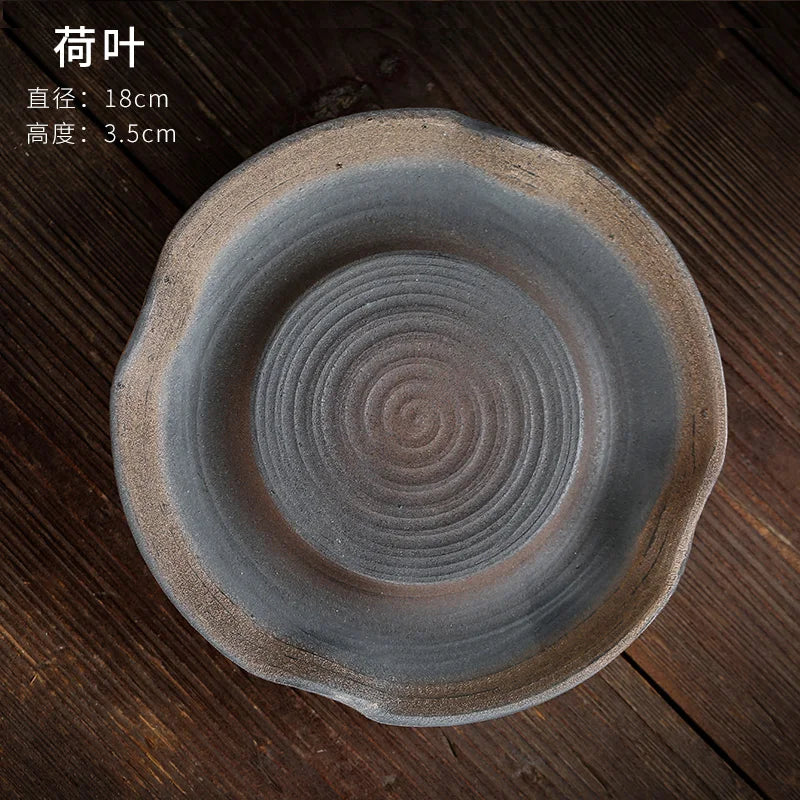 Retro Japanese Charcoal Fired Tea Tray