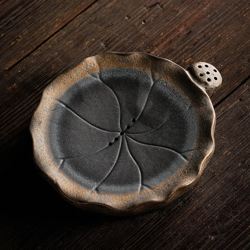 Retro Japanese Charcoal Fired Tea Tray