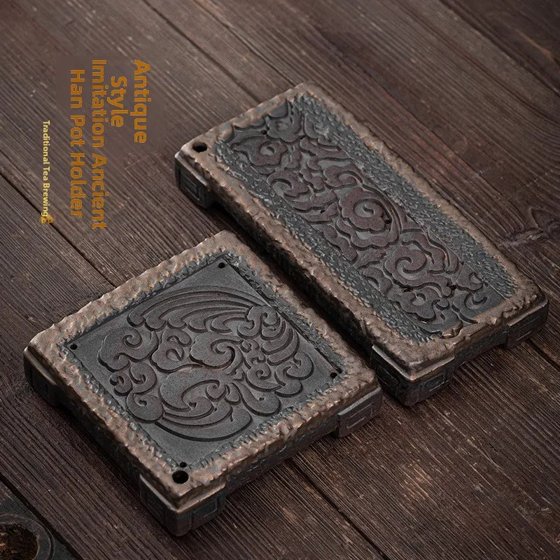 Retro Japanese Charcoal Fired Tea Tray