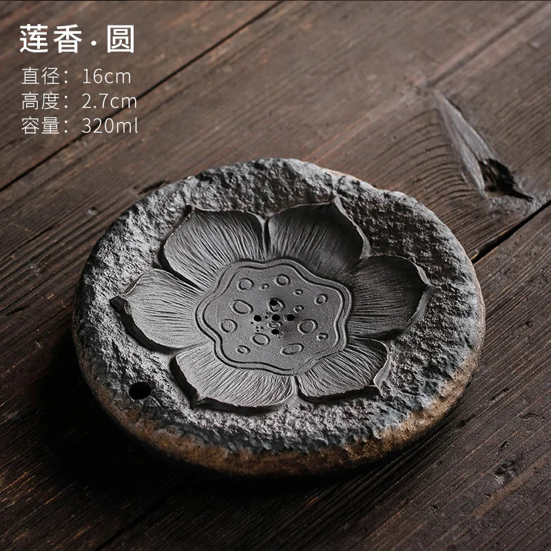 Retro Japanese Charcoal Fired Tea Tray