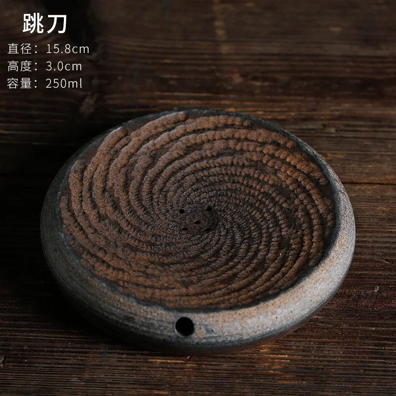 Retro Japanese Charcoal Fired Tea Tray