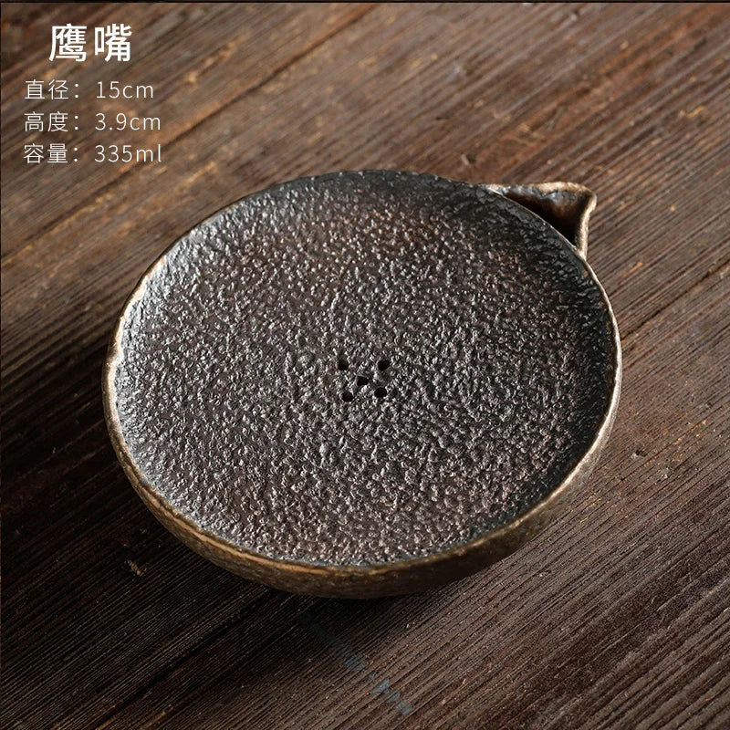 Retro Japanese Charcoal Fired Tea Tray