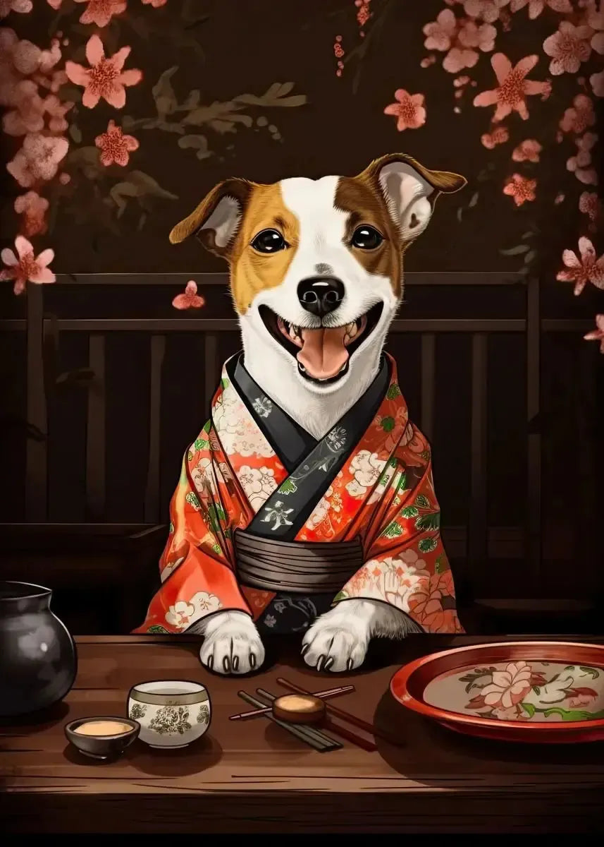 Retro Japanese Dog Posters