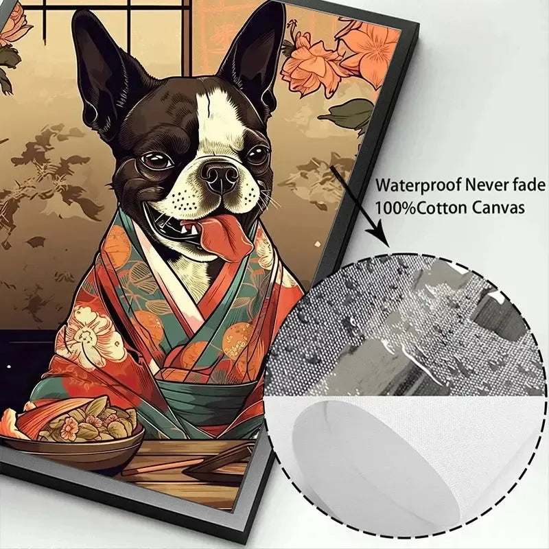 Retro Japanese Dog Posters