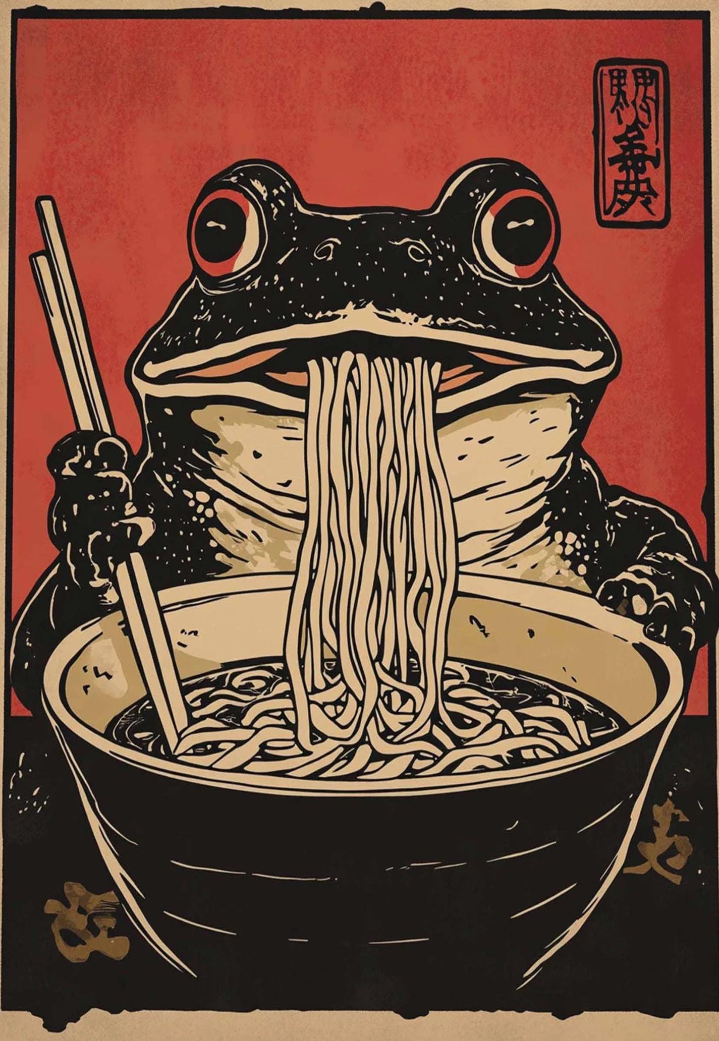 Retro Style Japanese Posters