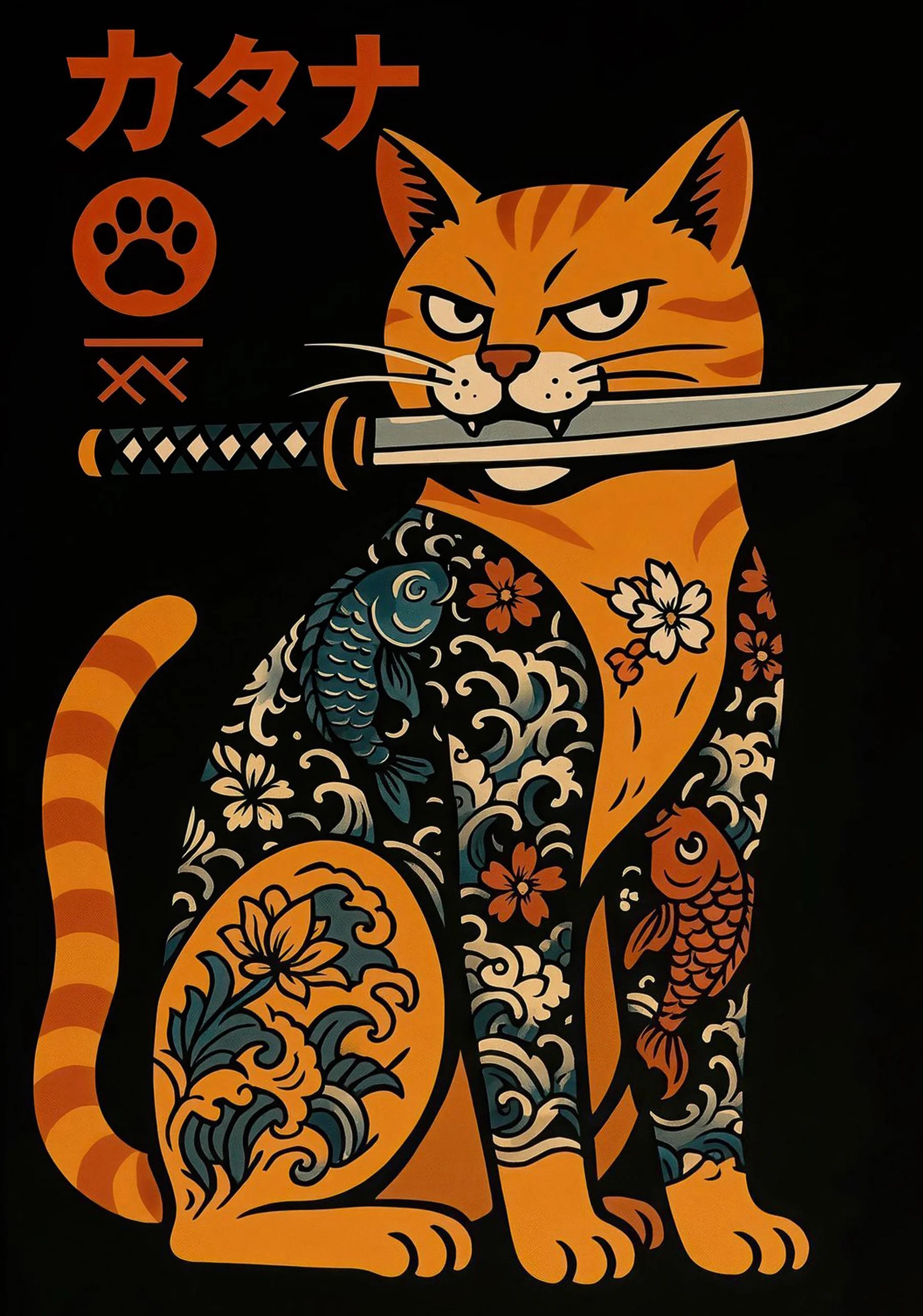 Retro Style Japanese Posters