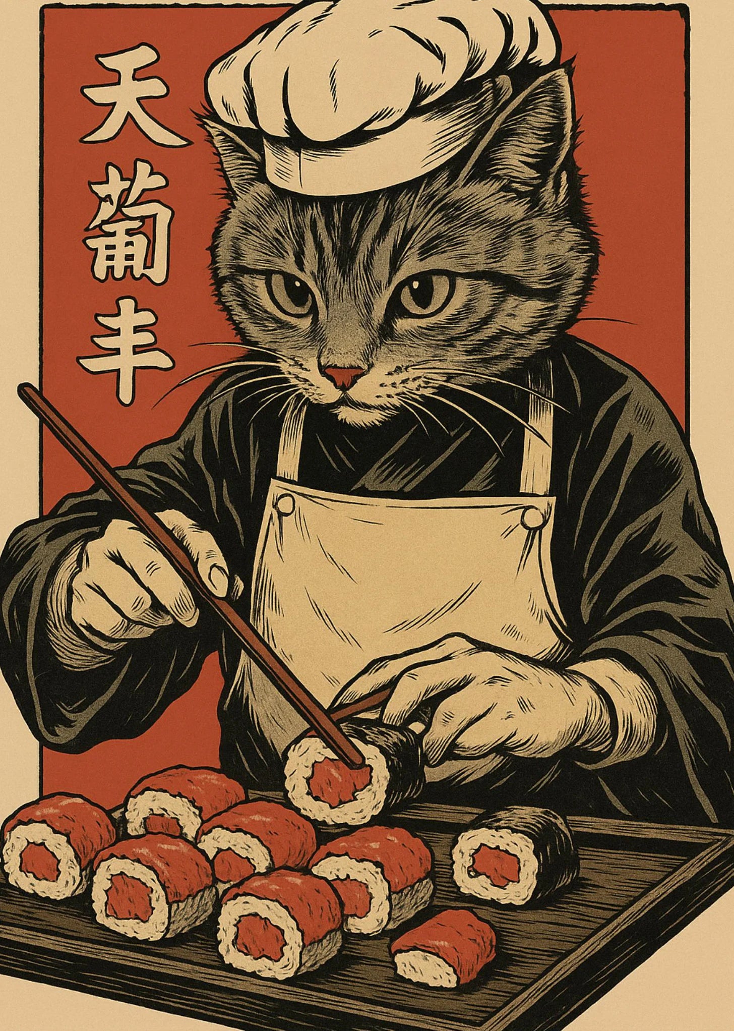 Retro Style Japanese Posters