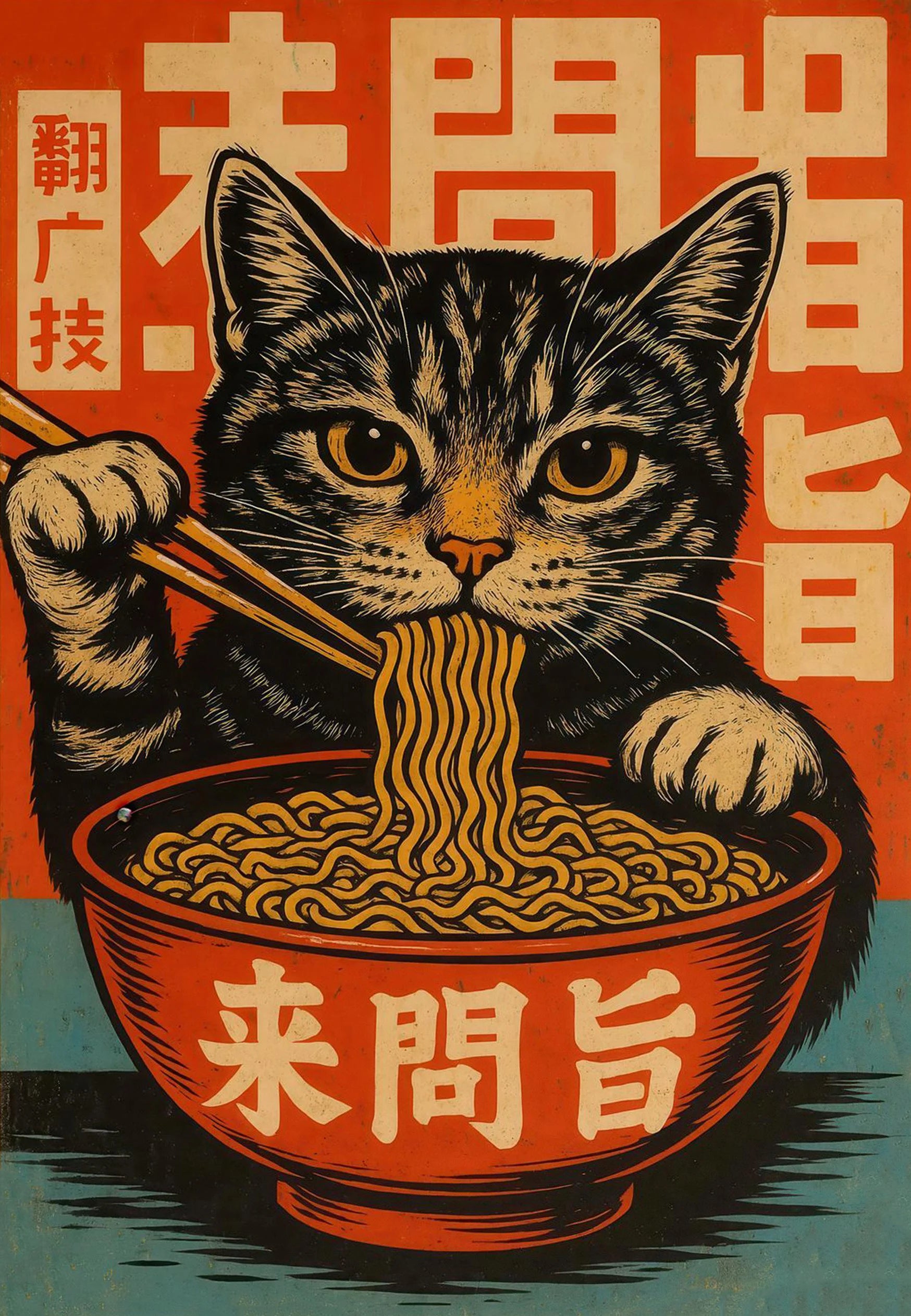 Retro Style Japanese Posters