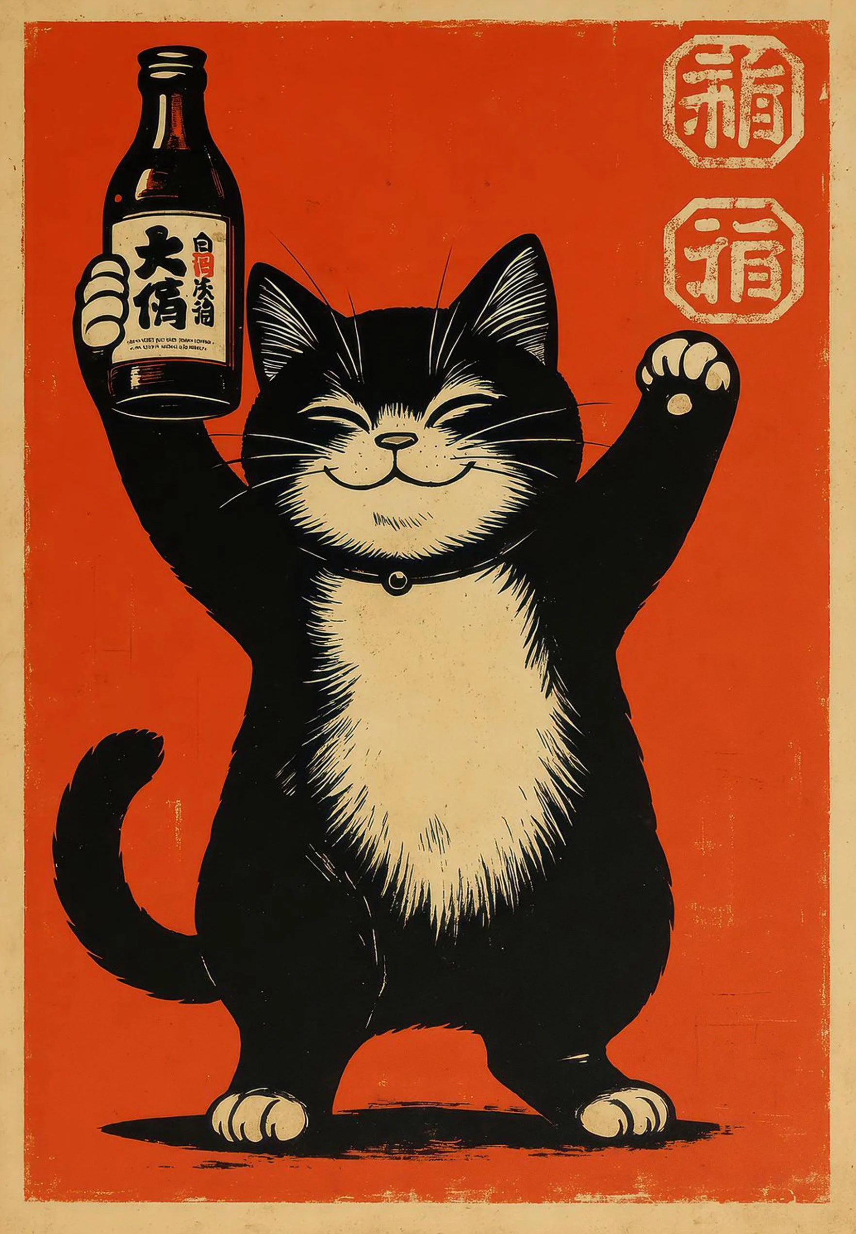 Retro Style Japanese Posters