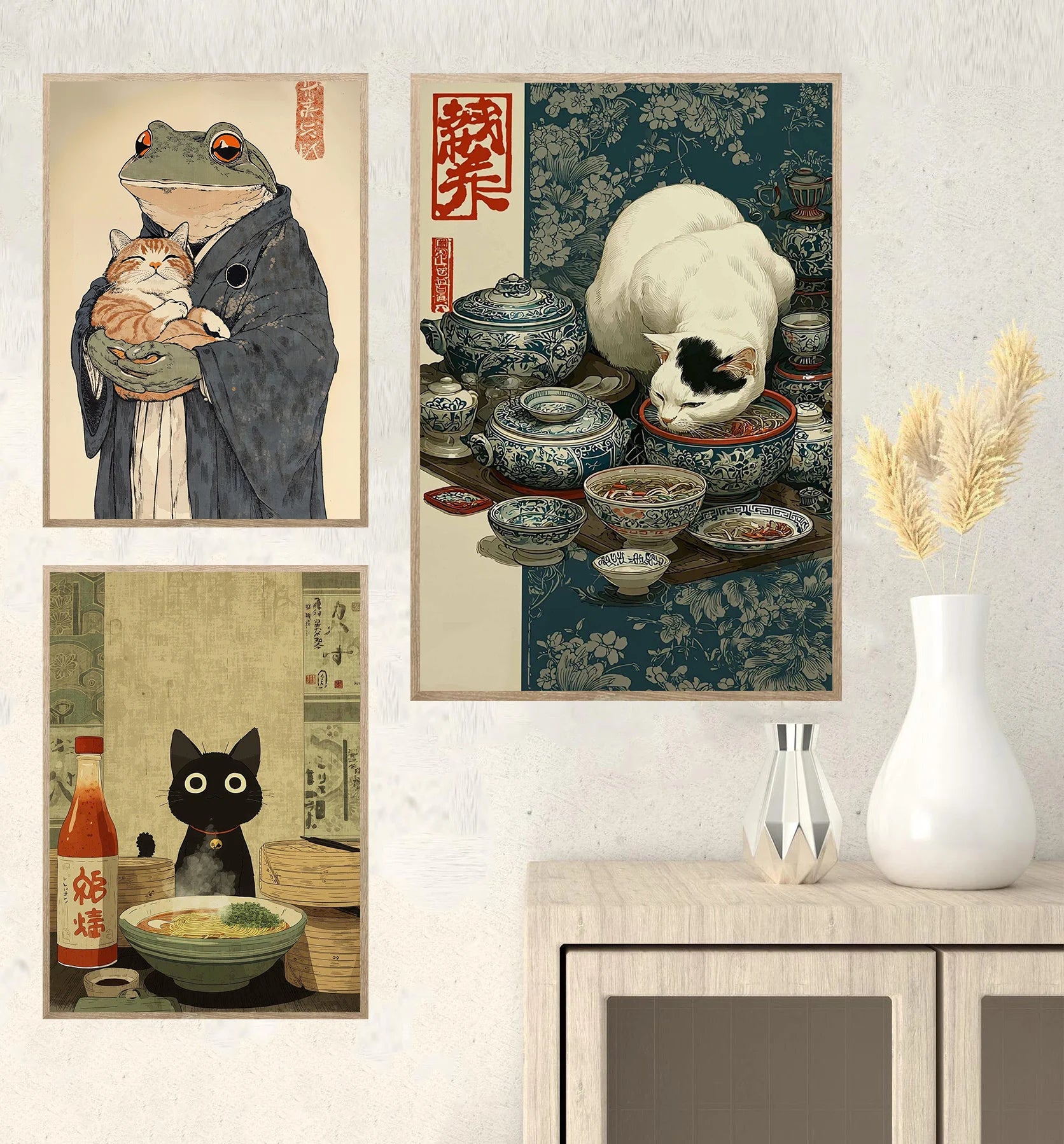 Retro Style Japanese Posters