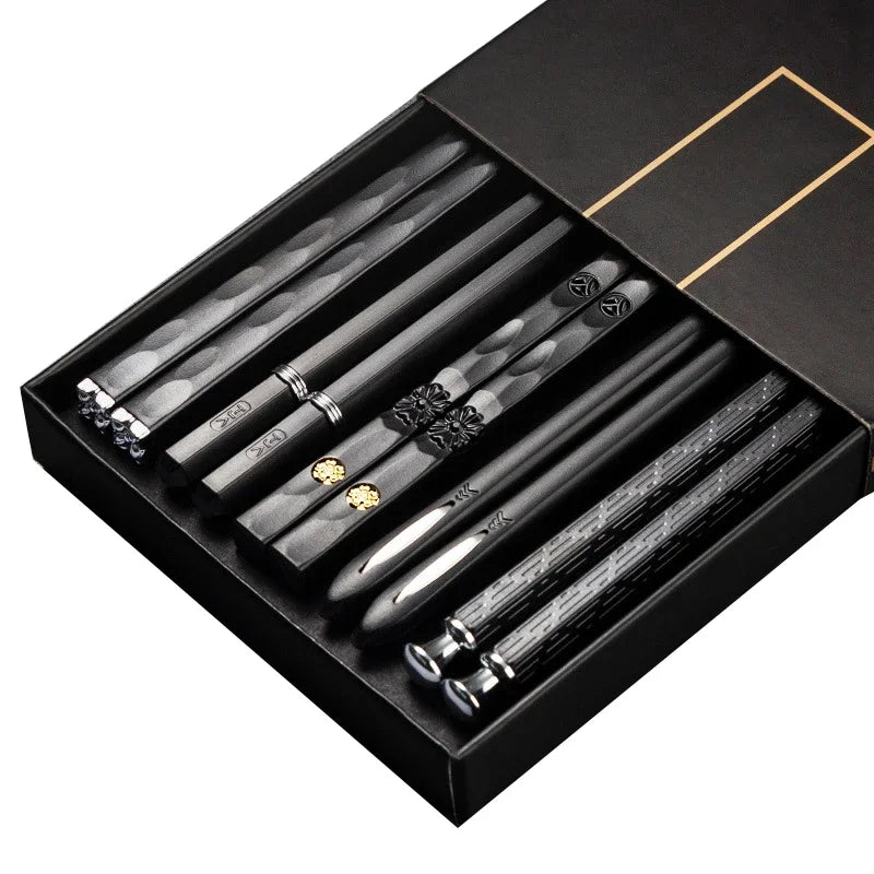 Quality Japanese Non-Slip Chopsticks (5 Pairs)