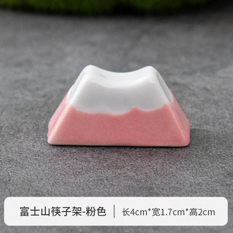Fuji Mountain Ceramic Chopsticks Rack