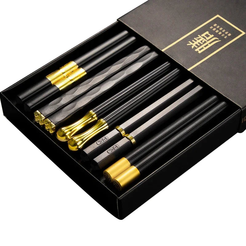 Quality Japanese Non-Slip Chopsticks (5 Pairs)