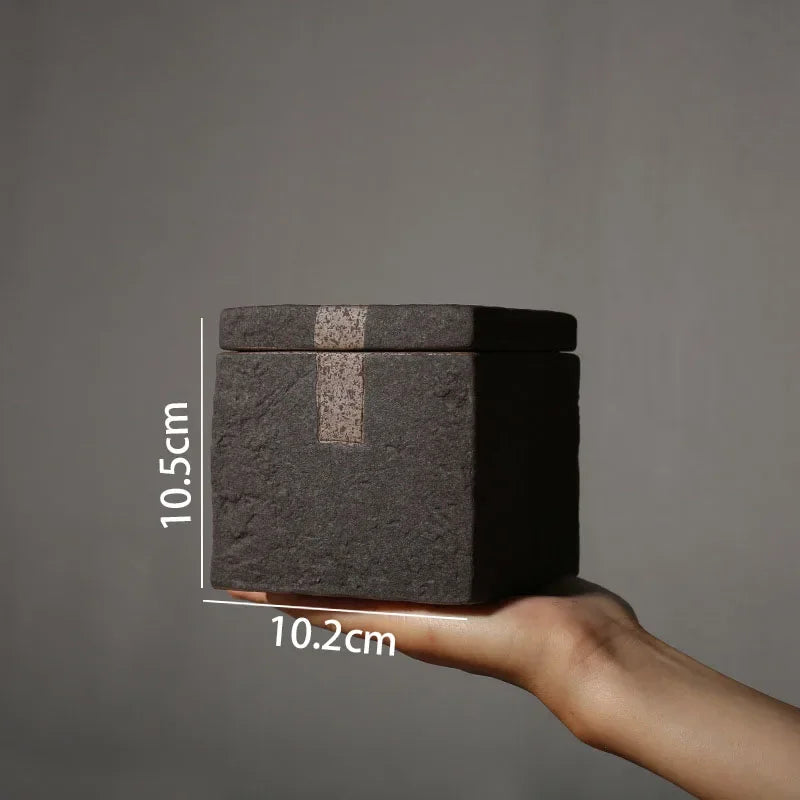 Japanese Retro Ceramic Coffee Tea Jar