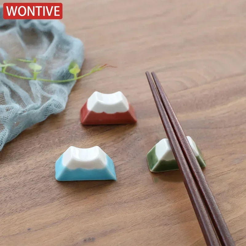 Fuji Mountain Ceramic Chopsticks Rack