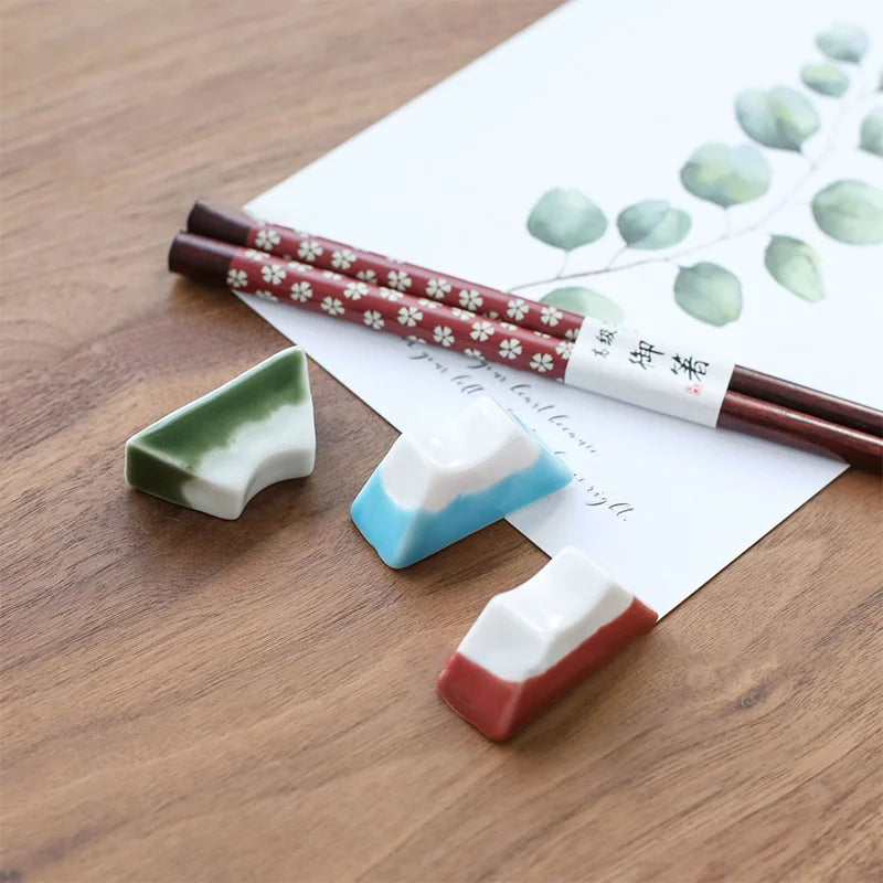 Fuji Mountain Ceramic Chopsticks Rack