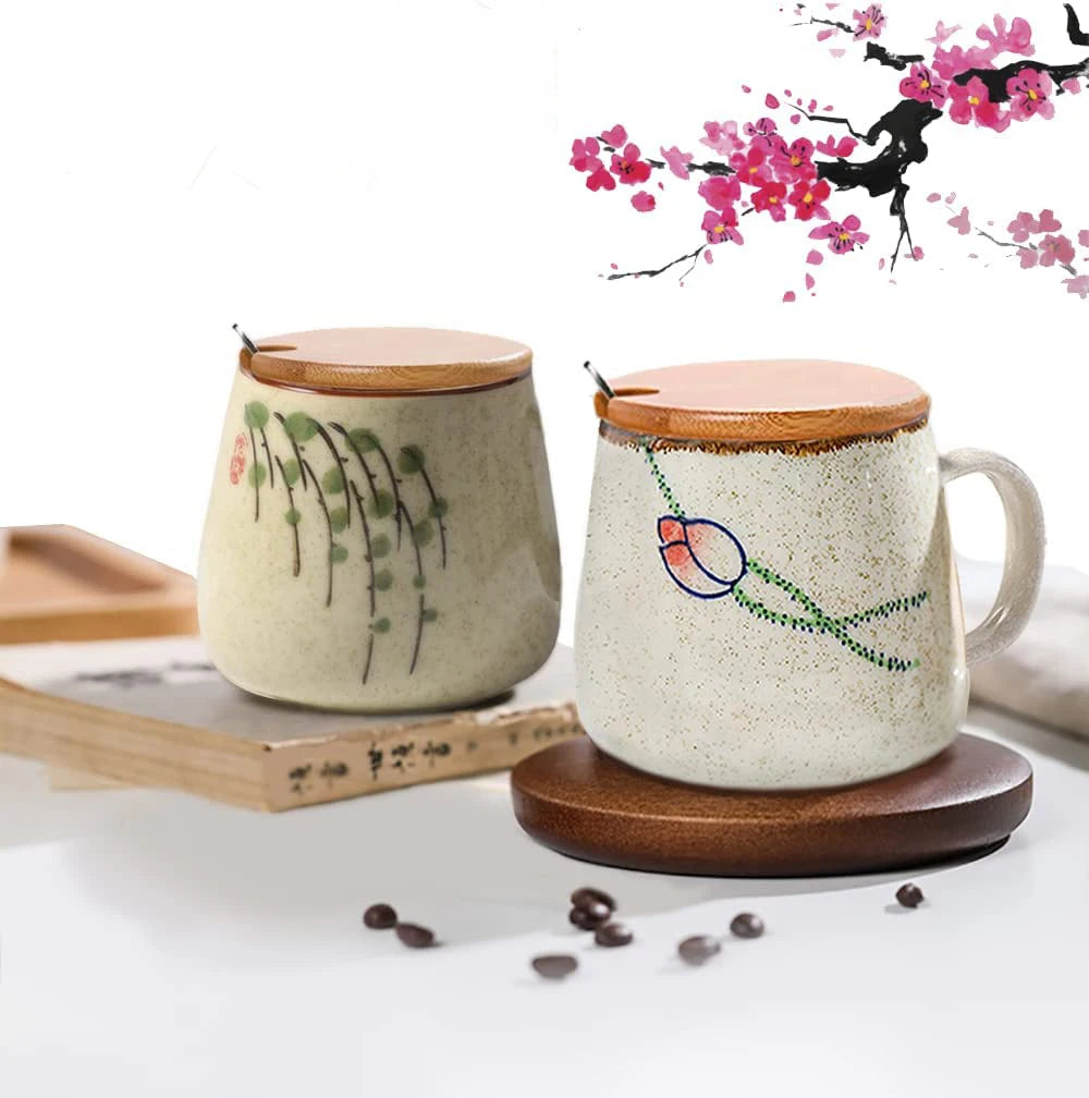 Retro Ceramic Japanese Teacups