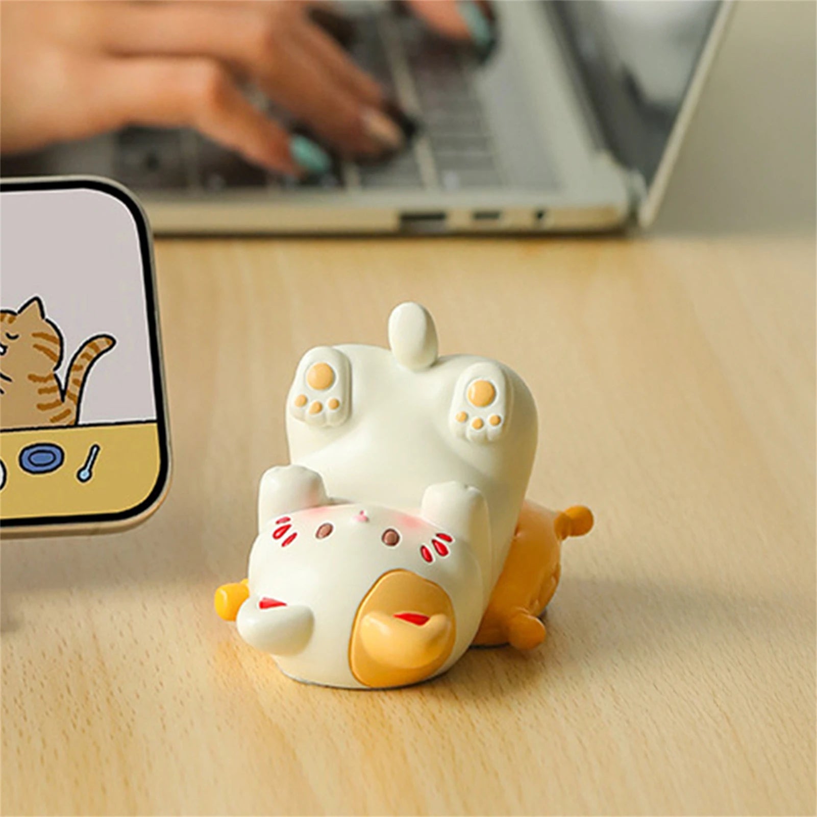 Kawaii Neko Phone Holder
