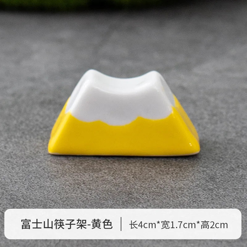 Fuji Mountain Ceramic Chopsticks Rack