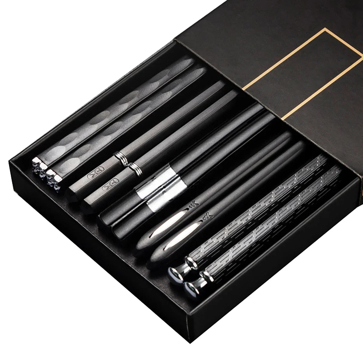 Quality Japanese Non-Slip Chopsticks (5 Pairs)