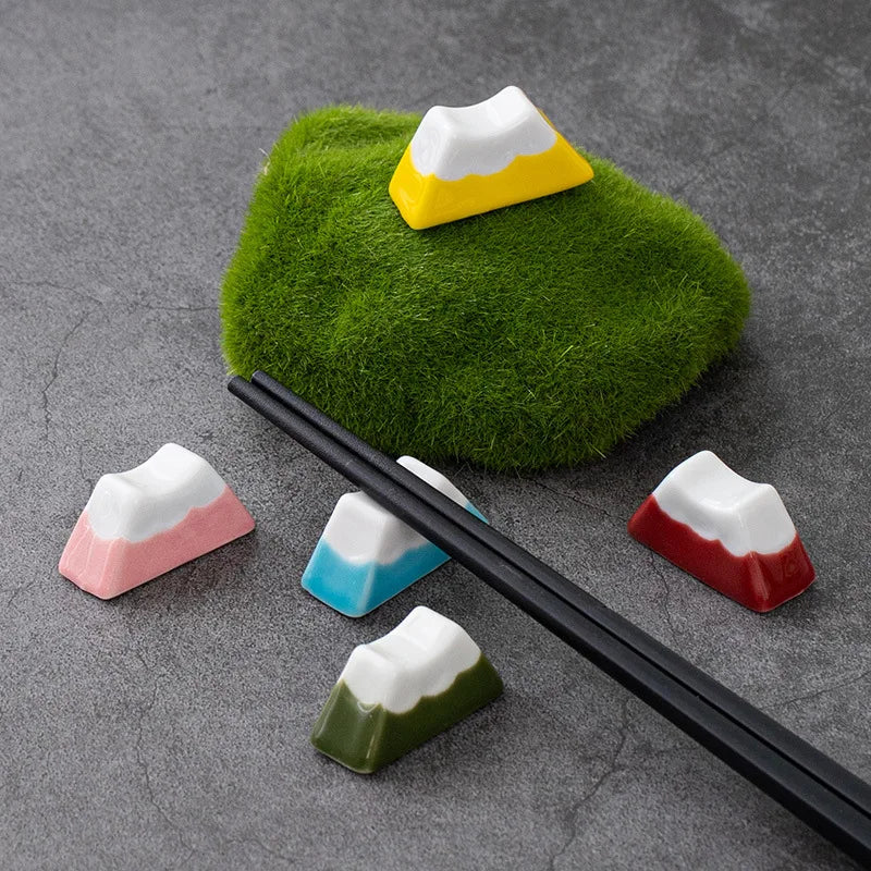 Fuji Mountain Ceramic Chopsticks Rack