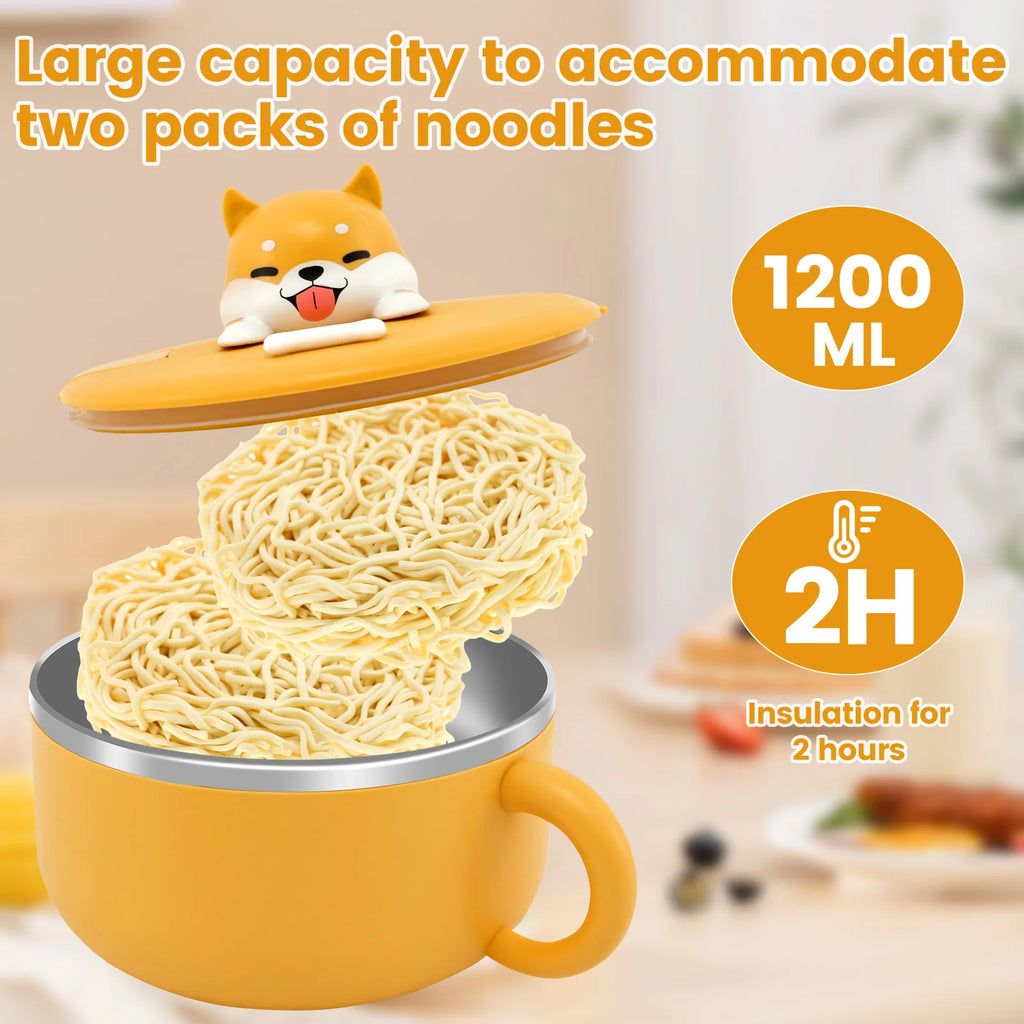 Shiba Inu Insulated Ramen Bowl