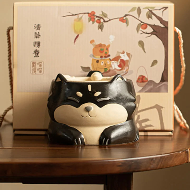 Shiba Inu Tea Set