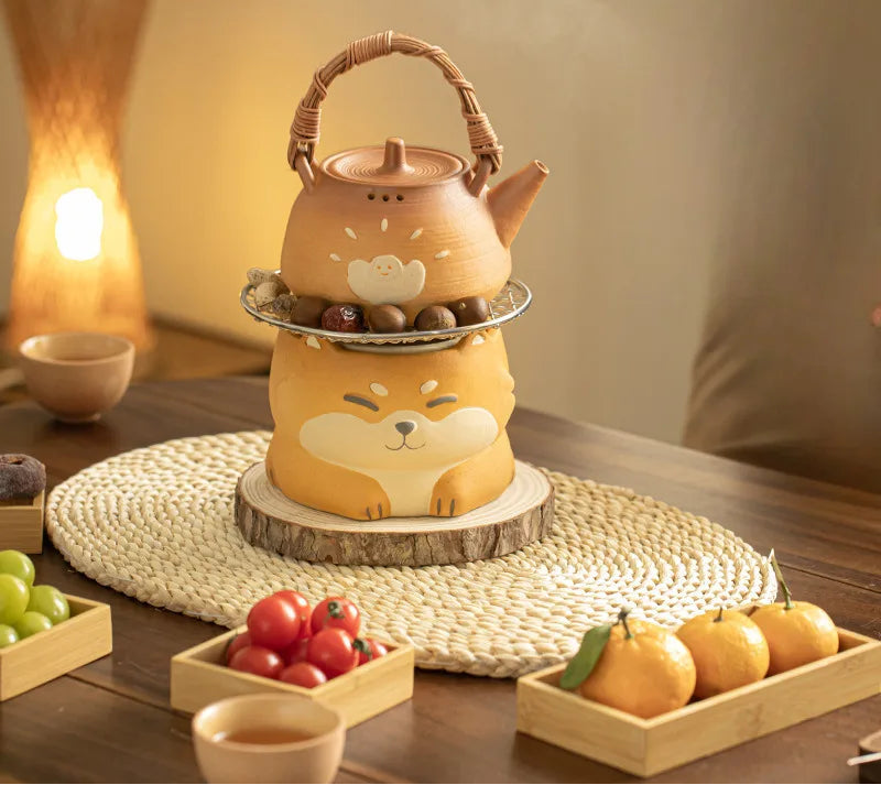 Shiba Inu Tea Set