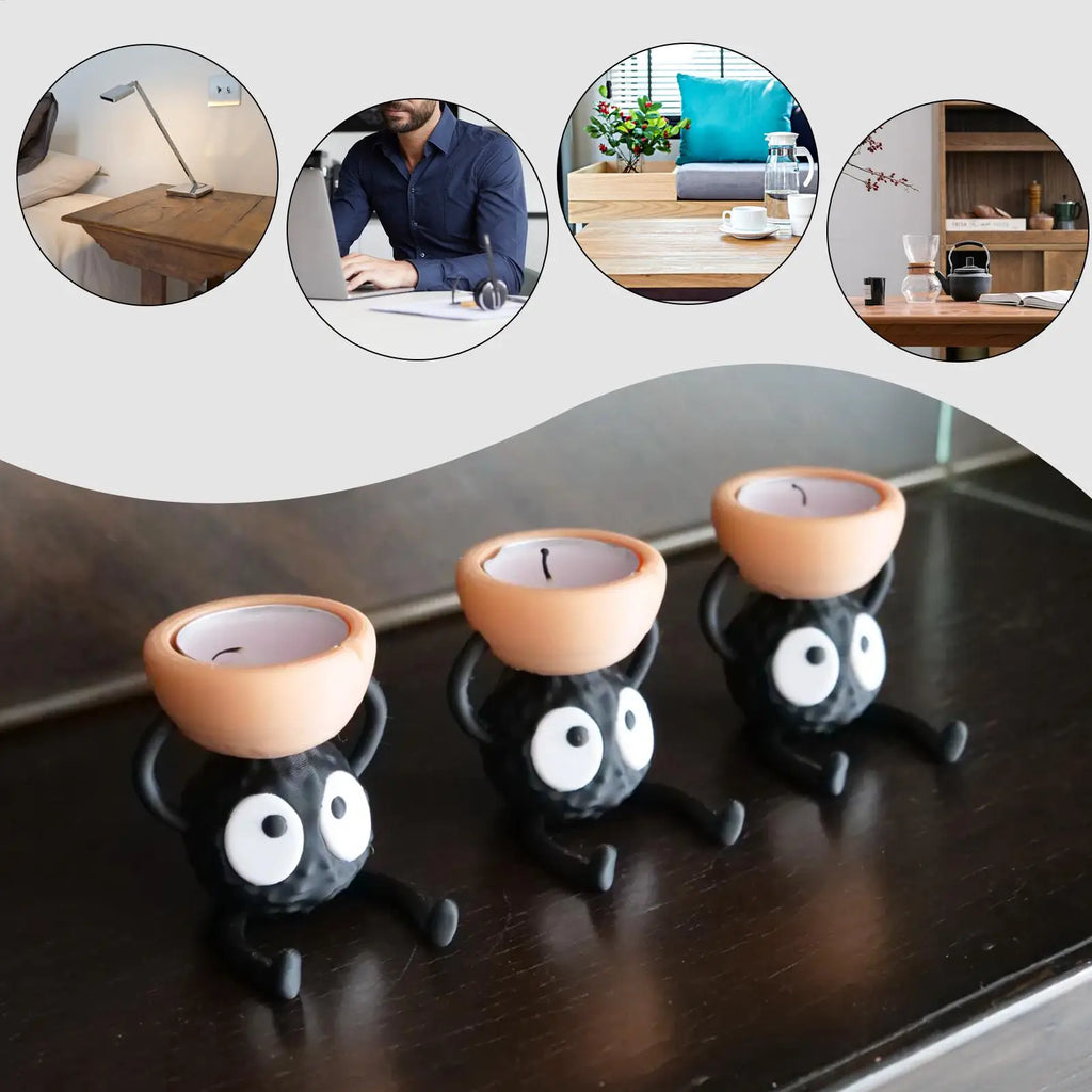 Sootsprite Candle Holder