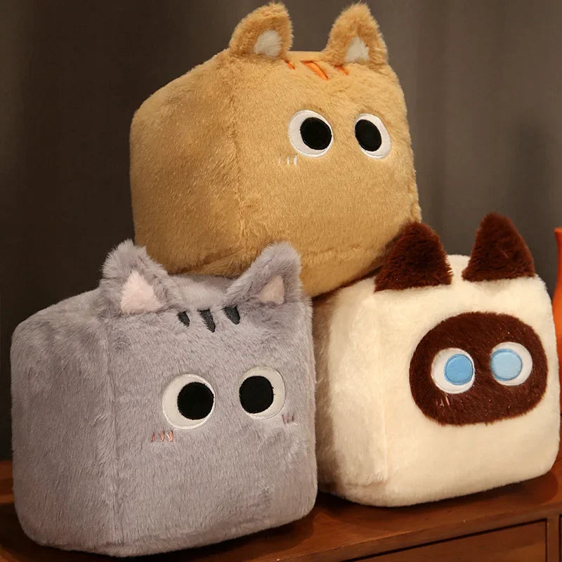 Square Neko Cat Plush