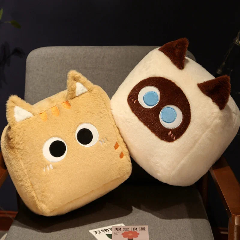 Square Neko Cat Plush