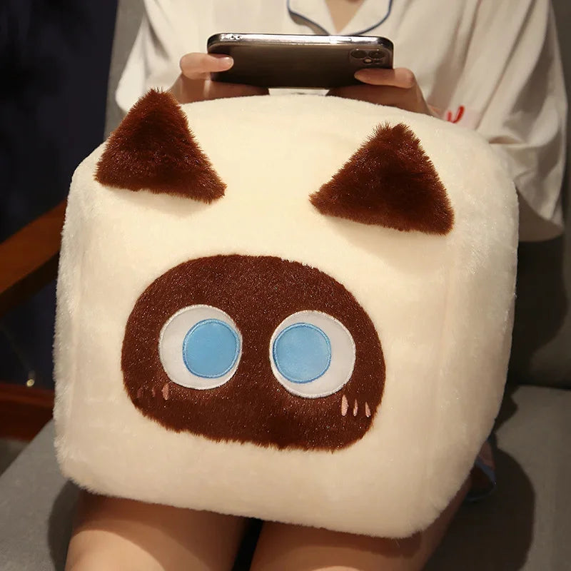 Square Neko Cat Plush